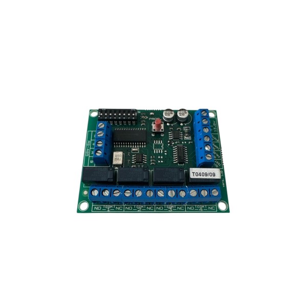 AMC electronics CH1000 llave electrónica en bus serie con 4 relés